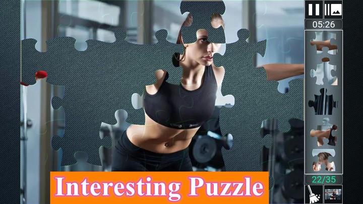 Jigsaw Puzzle -- Beauty Girls Screenshot 2