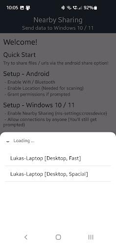 Nearby Sharing Windows 10 & 11 Screenshot 3