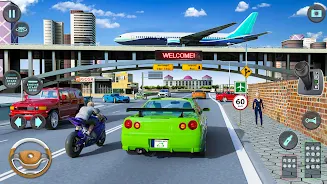 Modern Car Driving School Game Screenshot 1