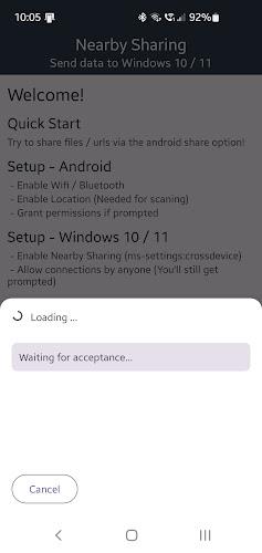 Nearby Sharing Windows 10 & 11 Screenshot 4