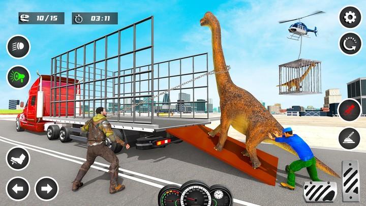 GT Dino Transporter Truck Game Screenshot 5