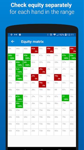 Poker equity calculator Holdem Screenshot 6