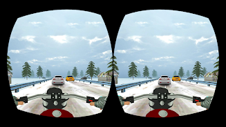 VR Highway Traffic Bike Racer Screenshot 4