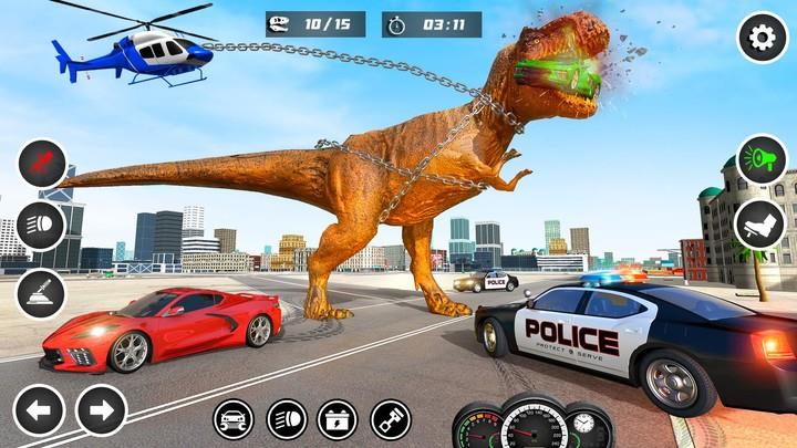 GT Dino Transporter Truck Game Screenshot 2