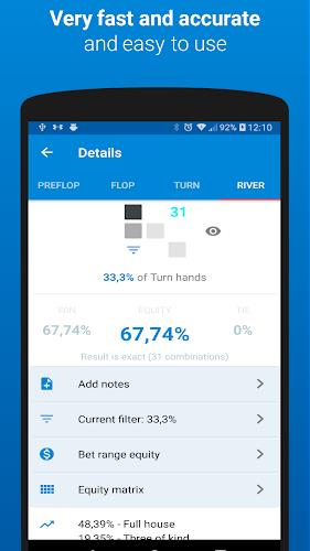 Poker equity calculator Holdem Screenshot 2