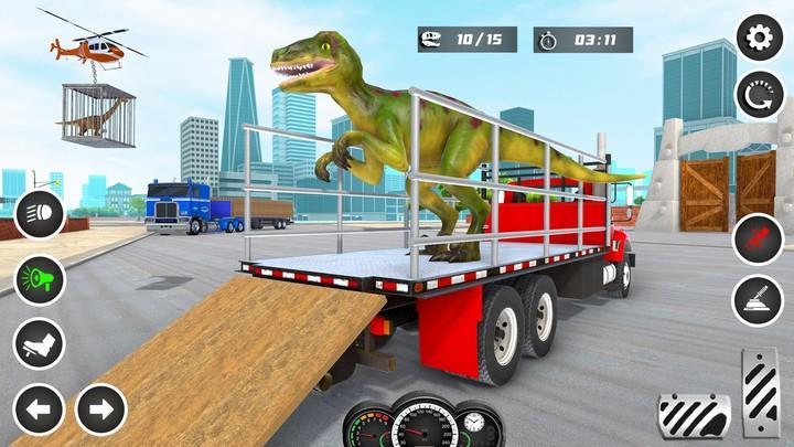 GT Dino Transporter Truck Game Screenshot 4