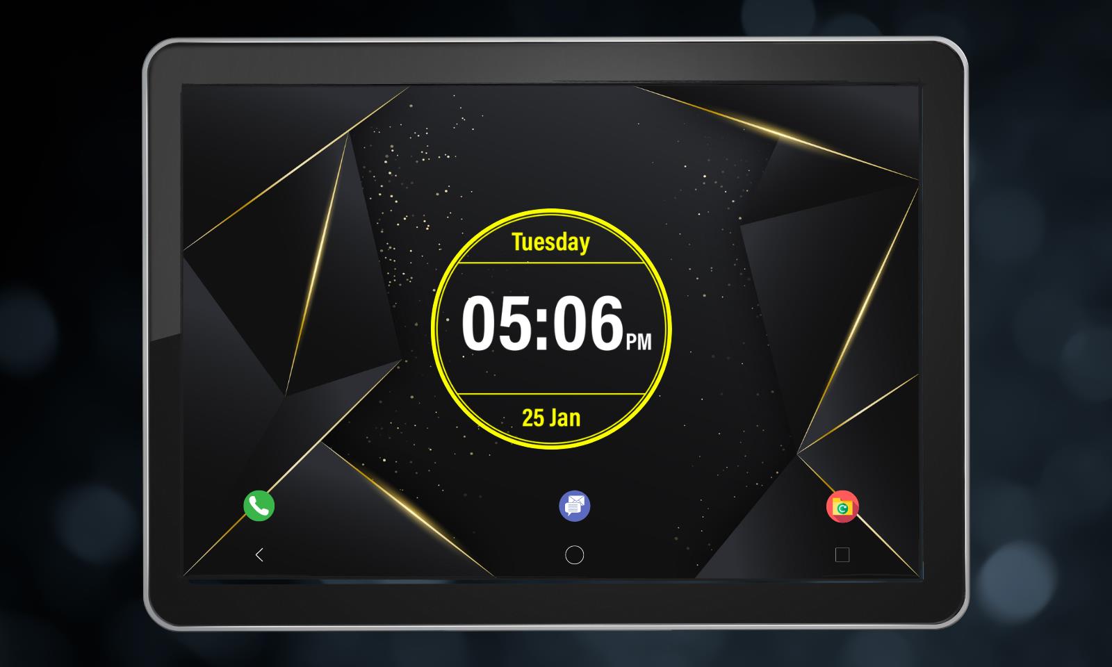 Digital Clock Lock Screen Pro Screenshot 6