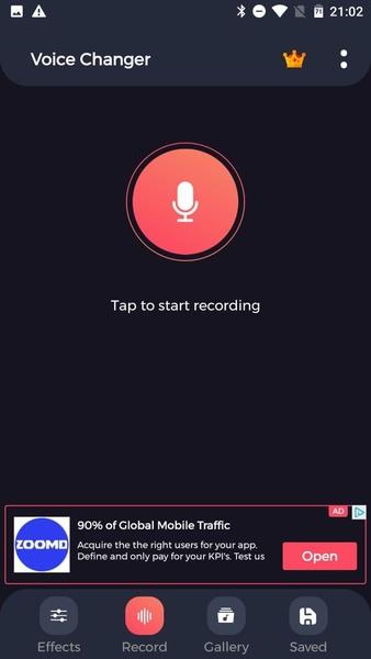 Voice Changer with Effects (Eagle Apps) Screenshot 3