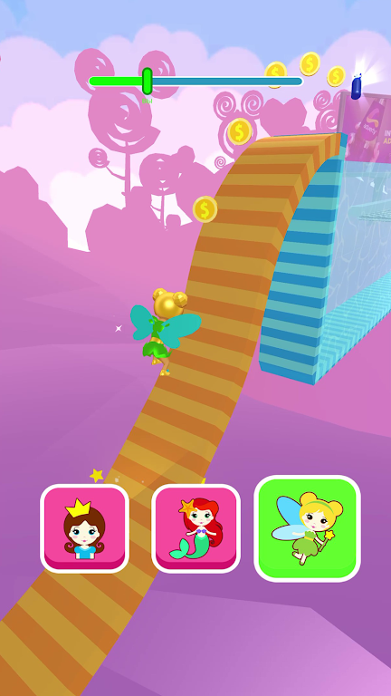 Shift Princess: fairy car games. Drive ahead race! Screenshot 2