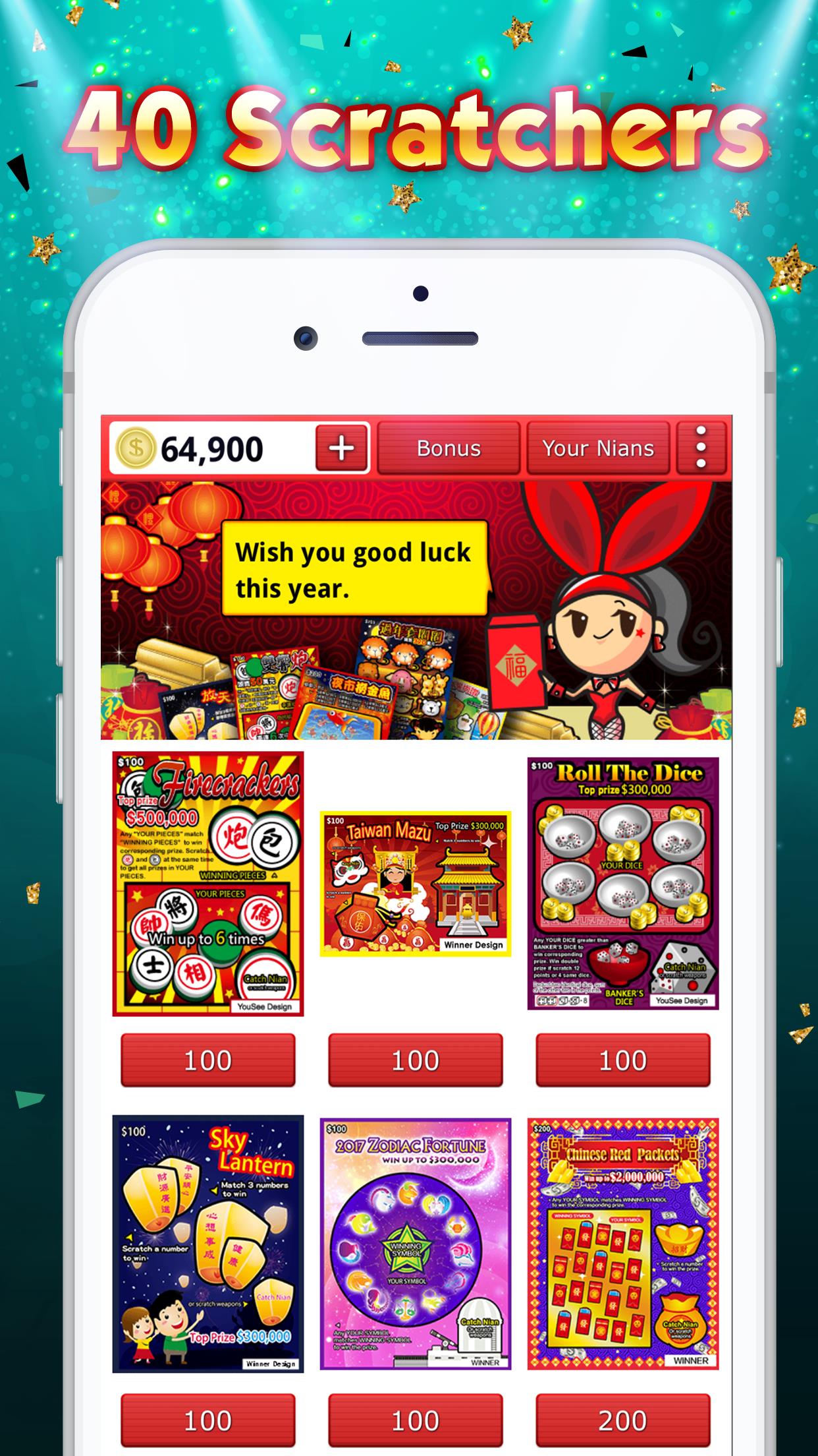 Lottery Scratch Off - Mahjong Screenshot 4