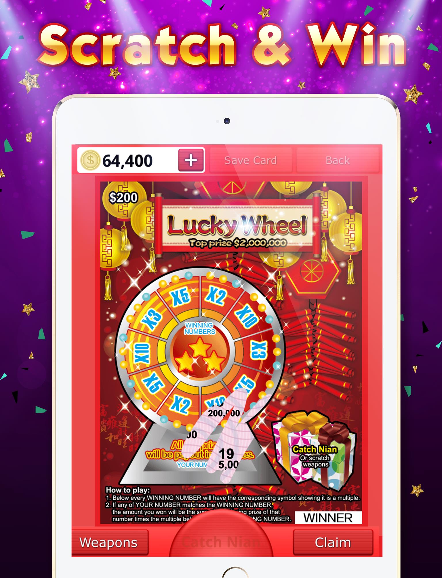 Lottery Scratch Off - Mahjong Screenshot 10