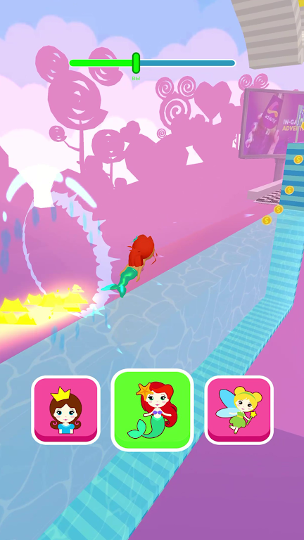 Shift Princess: fairy car games. Drive ahead race! Screenshot 1