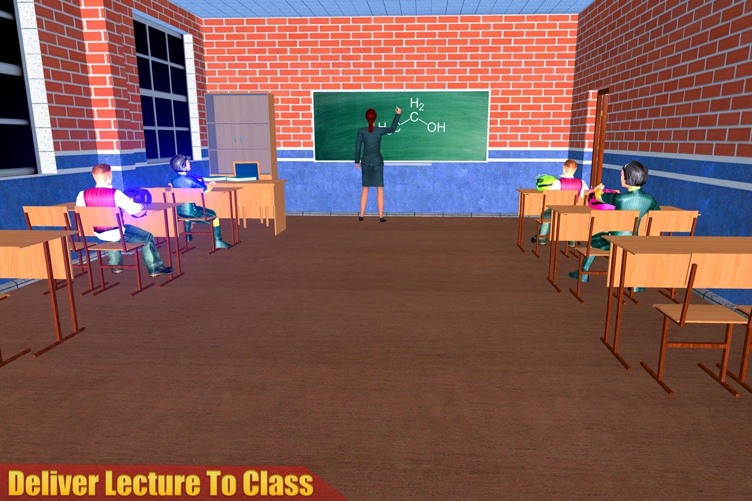 Virtual High School Teacher 3D Screenshot 11