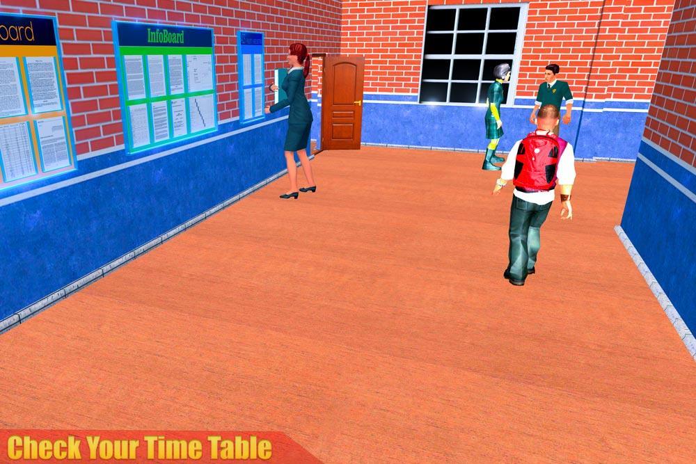 Virtual High School Teacher 3D Screenshot 2