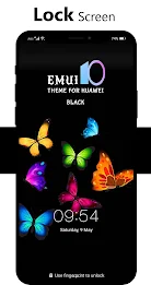 Black Emui Theme for Huawei Screenshot 1