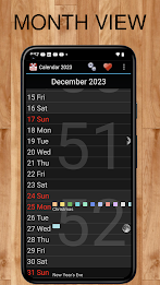 Calendar 2024, agenda Screenshot 2
