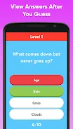 Tricky Quiz - Riddle Game Screenshot 2