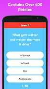 Tricky Quiz - Riddle Game Screenshot 1