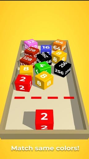 Chain Cube 2048: 3D merge game Screenshot 71
