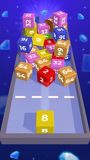 Chain Cube 2048: 3D merge game Screenshot 22