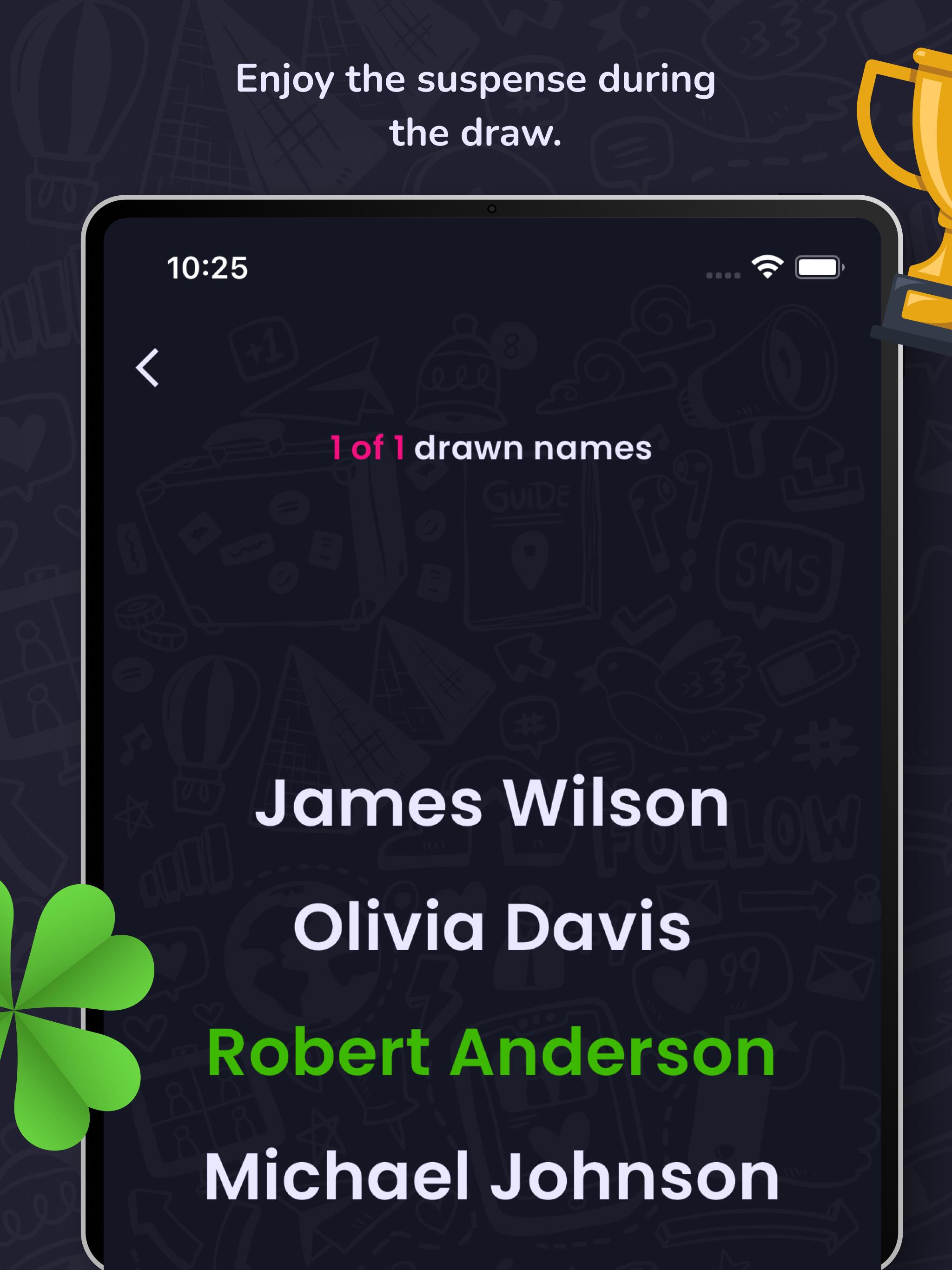 Random name picker for raffles Screenshot 8