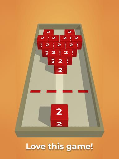 Chain Cube 2048: 3D merge game Screenshot 44