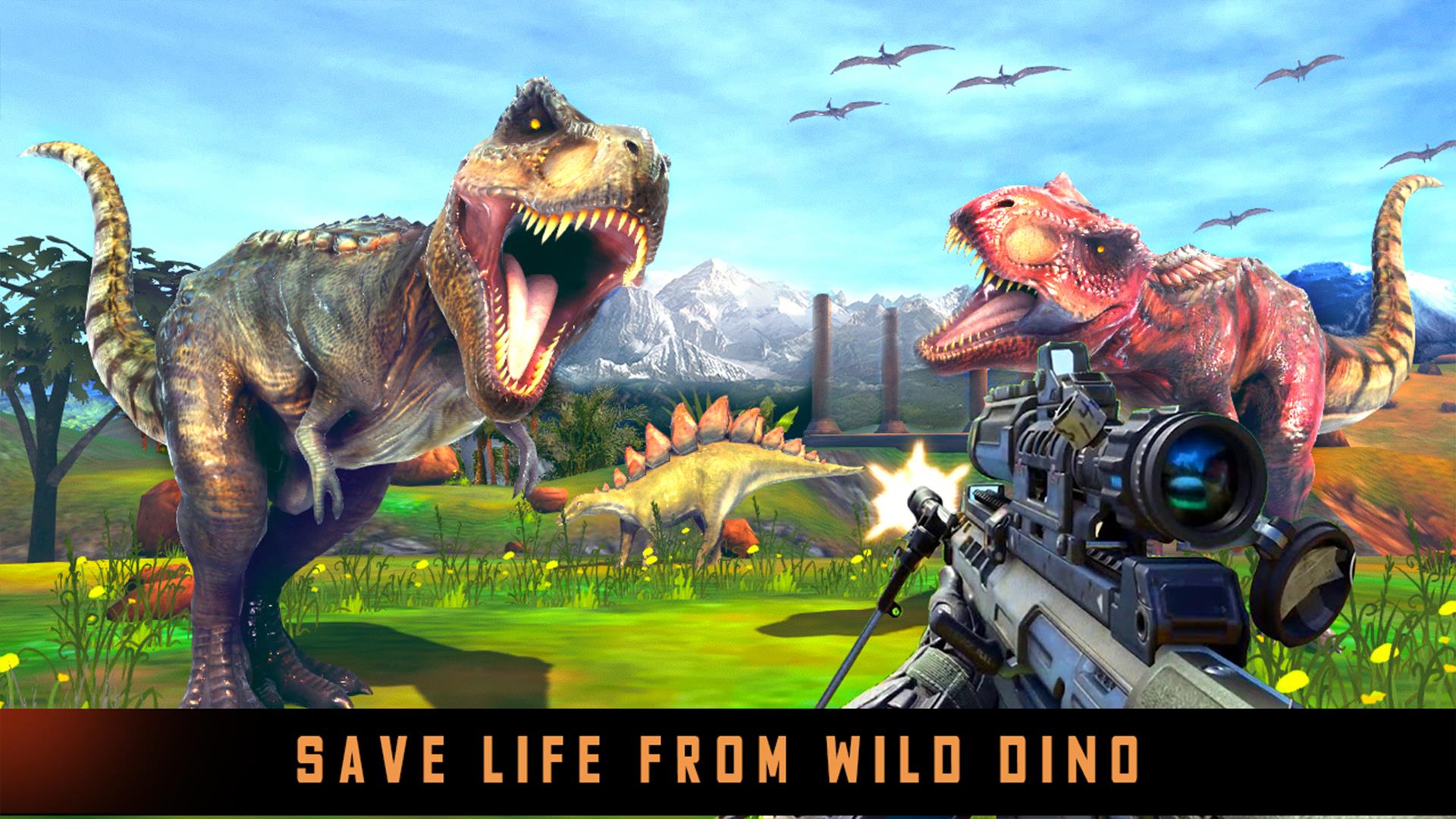 Wild Dinosaur Game Hunting Sim Screenshot 6