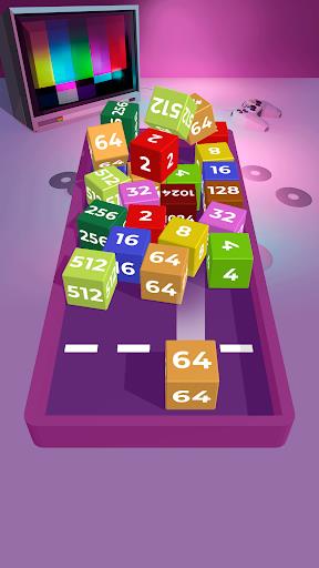 Chain Cube 2048: 3D merge game Screenshot 11