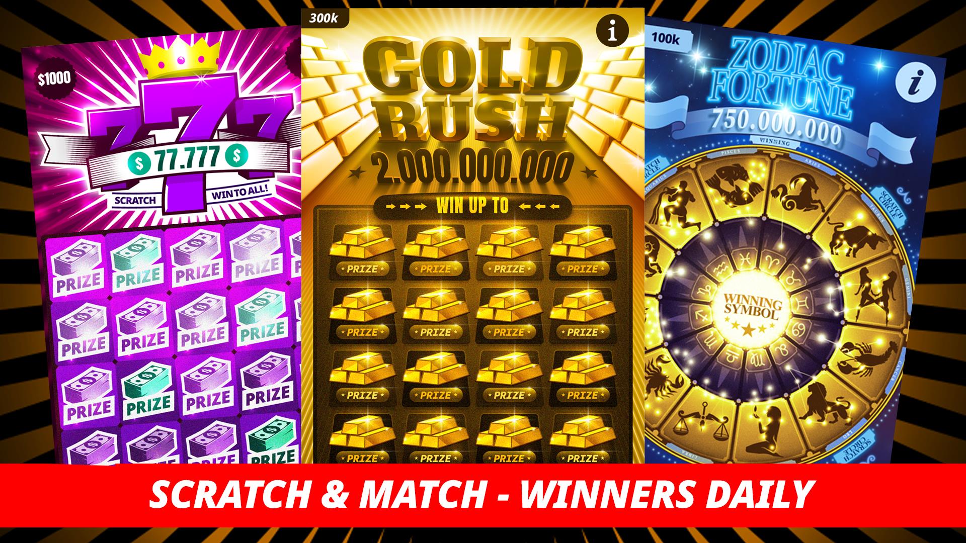 Lottery Scratchers - Winners Screenshot 1