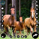 Wild Horse Family Riding Game APK