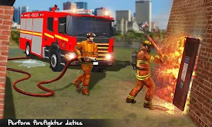 Fire Truck: Firefighter Game Screenshot 1