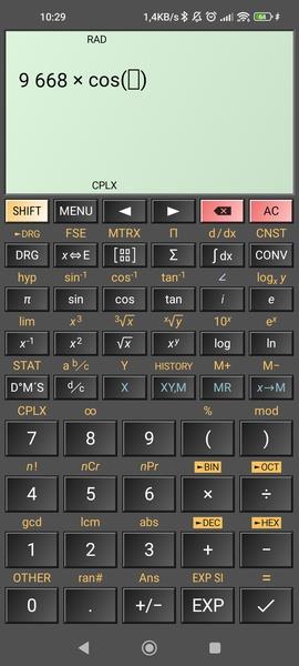 HiPER Calc Screenshot 3