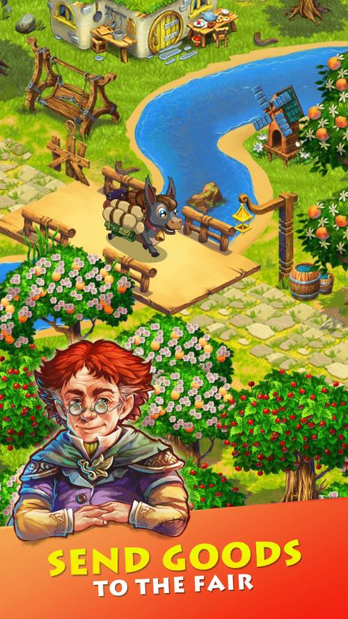 Farmdale: farming games & town Screenshot 1