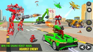 Robot Truck Car Transform Game Screenshot 17