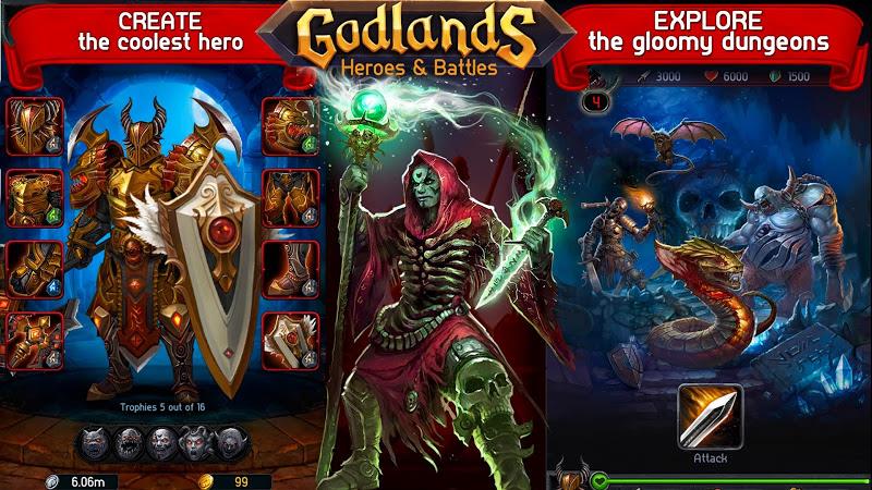 Godlands RPG - Fight for Thron Screenshot 6