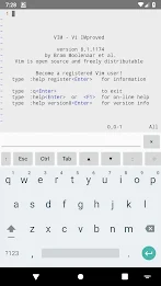 DroidVim Screenshot 2