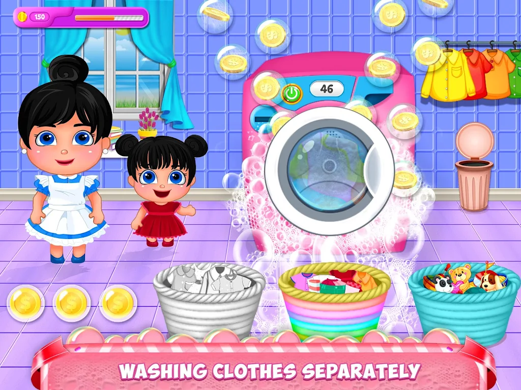 Mother Baby Care Laundry Day Screenshot 2