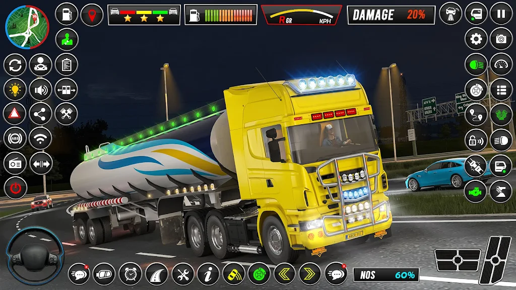 Oil Tanker Euro Truck Games 3D Screenshot 1