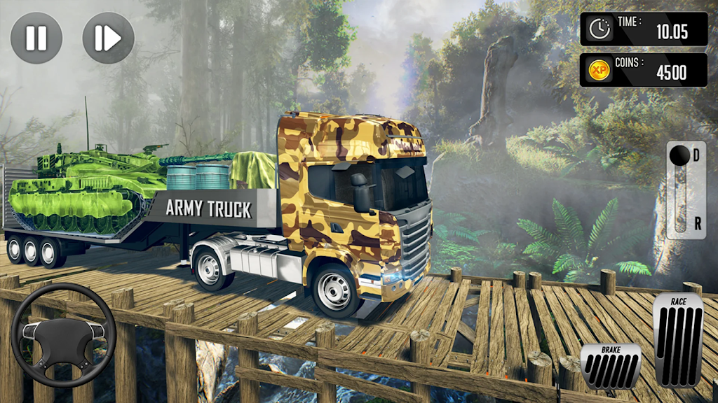 Army Simulator Truck games 3D Screenshot 2
