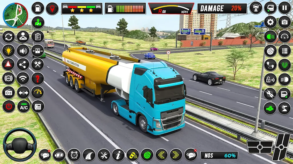 Oil Tanker Euro Truck Games 3D Screenshot 2