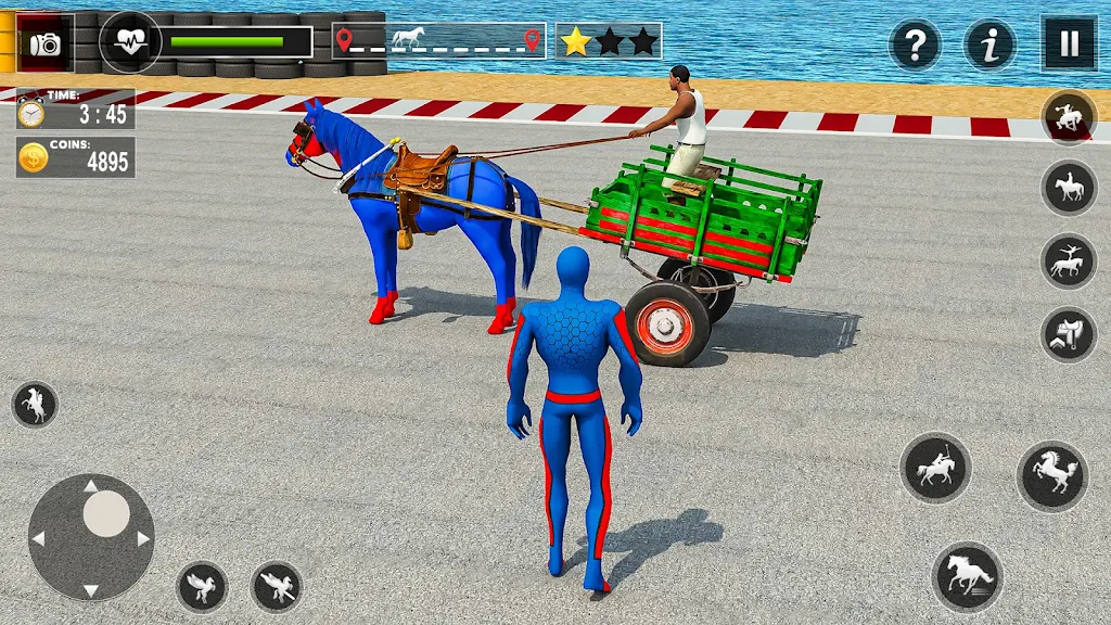 Crazy Spider Horse Riding Game Screenshot 2