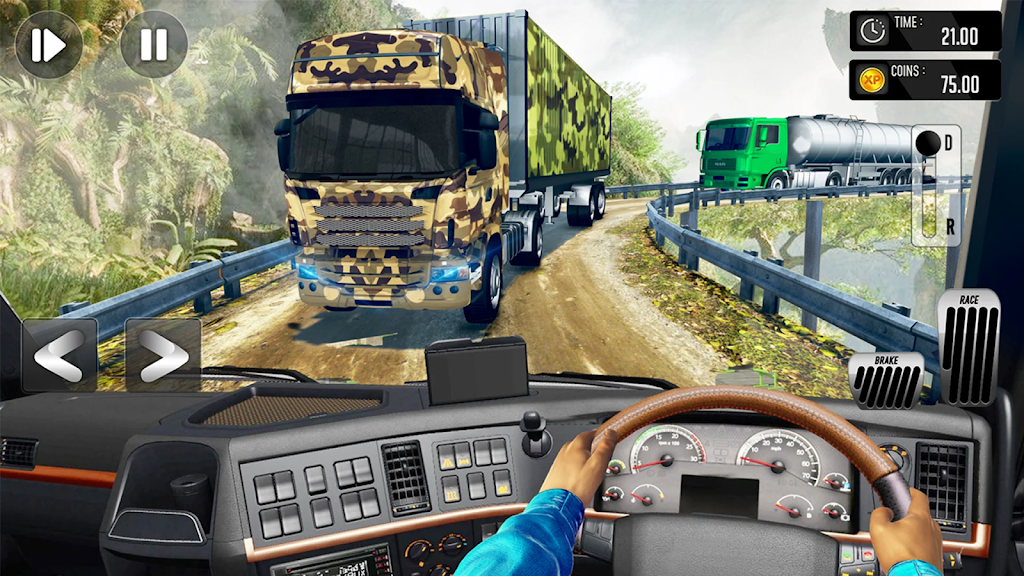 Army Simulator Truck games 3D Screenshot 3