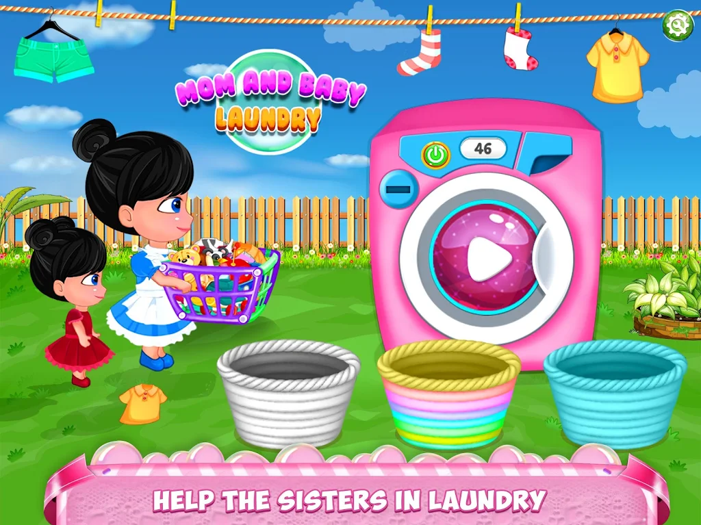 Mother Baby Care Laundry Day Screenshot 1
