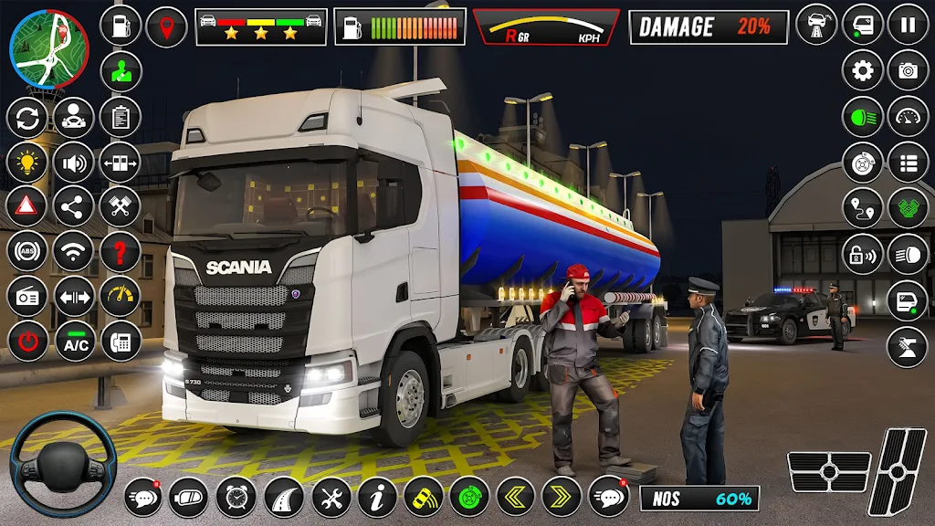 Oil Tanker Euro Truck Games 3D Screenshot 3