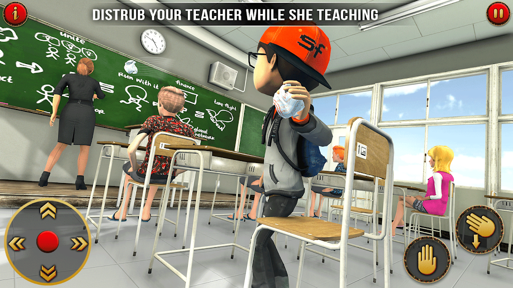 Evil Teacher Funny Horror Game Screenshot 1