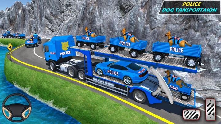 Police Prado Transport Truck Screenshot 3