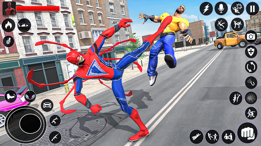 Spider Fighter Rope Hero City Screenshot 1