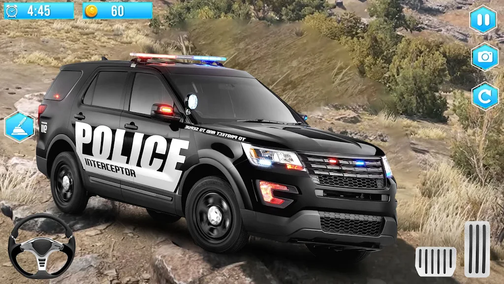American Police Jeep Driving Screenshot 1