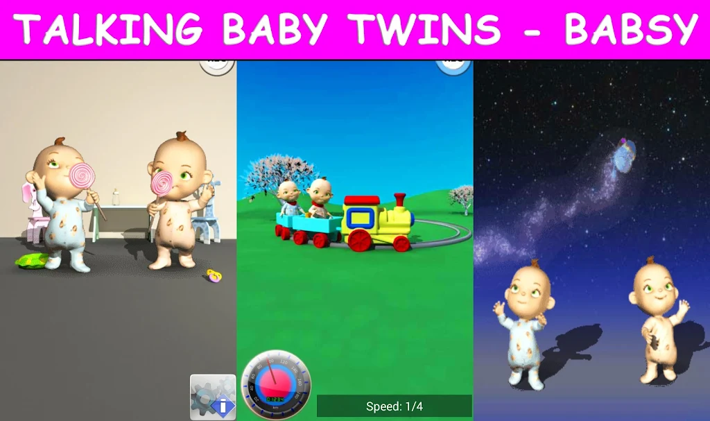 Talking Baby Twins - Babsy Screenshot 2