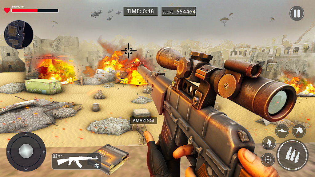 WW2 Sniper Gun Simulator Games Screenshot 1